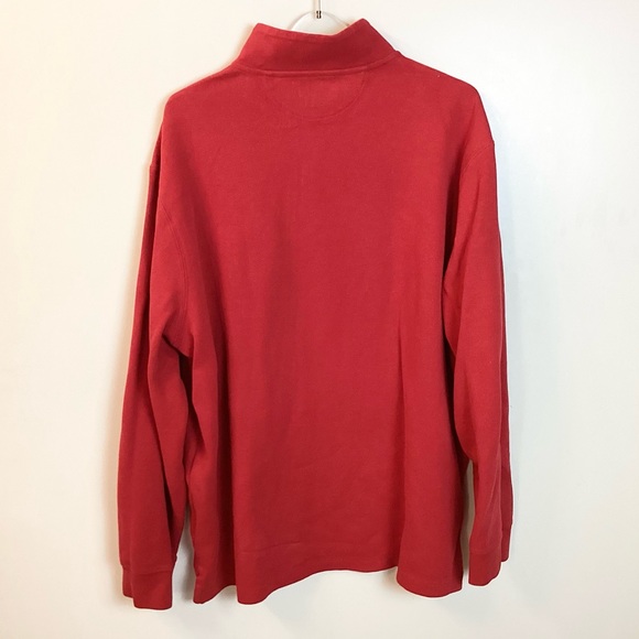 Polo Ralph Lauren Estate Rib 1/4 Zip Pullover - Red - XXL - Picture 4 of 6